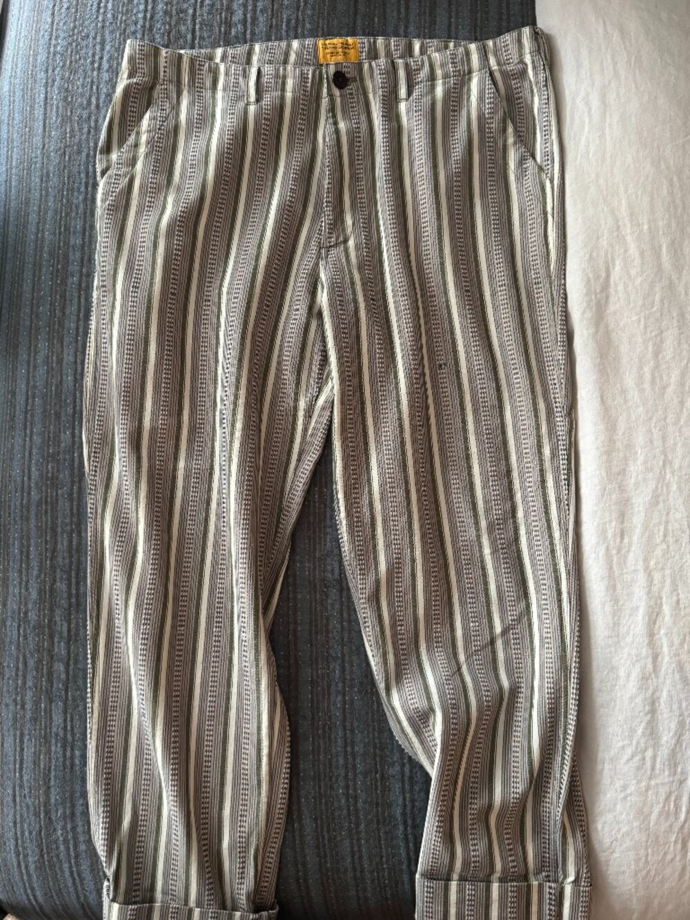 Original Madras Trading Co Stripe Pant - XL